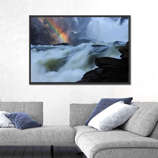 Rainbow River Canvas Wall Art