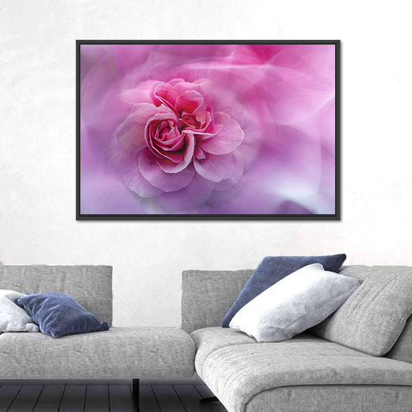 Scenic Rose Abstract Canvas Wall Art
