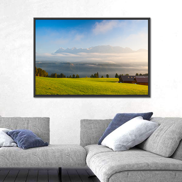 Morning On The Mountains Canvas Wall Art