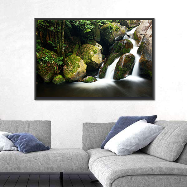 Yarra Ranges Waterfall In Victoria Australia Canvas Wall Art