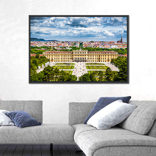 Schonbrunn Palace Parterre Garden, Vienna Canvas Wall Art