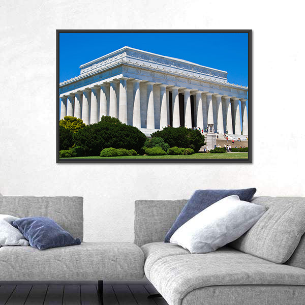 Lincoln Memorial in Washington Dc Canvas Wall Art