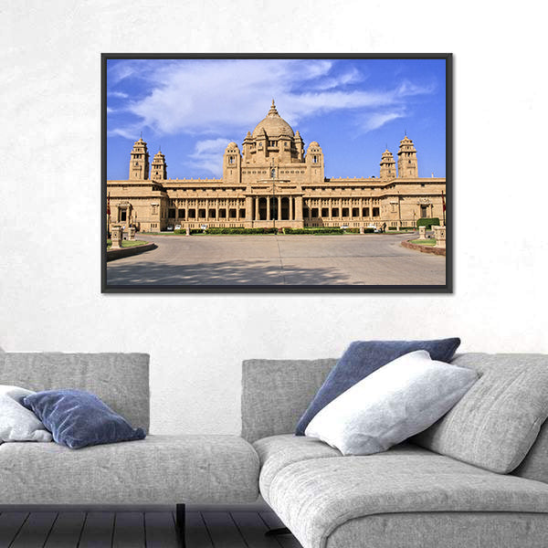 Umaid Bhawan Palace, Jodhpur Canvas Wall Art