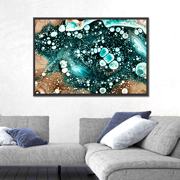 Bizarre Shapes Pattern Canvas Wall Art