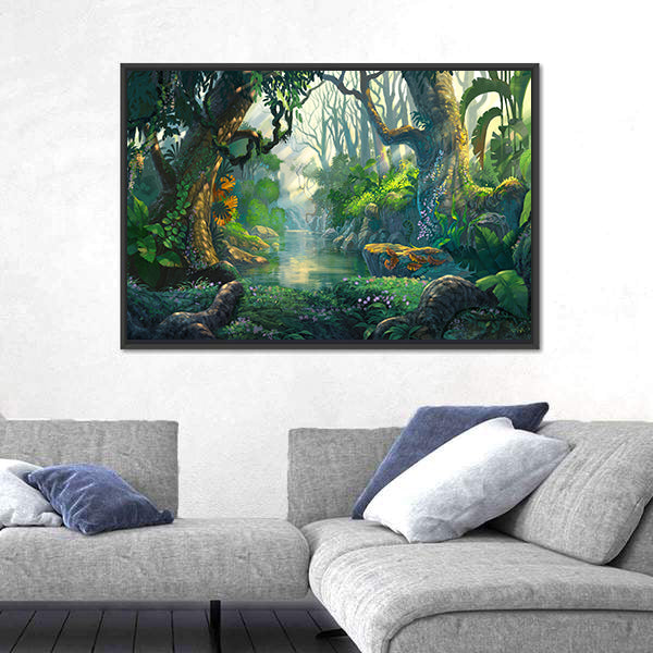 Fantasy Forest Canvas Wall Art