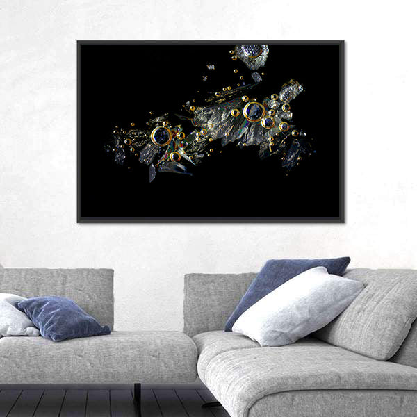 Vitamin C In Crystallized Form Canvas Wall Art
