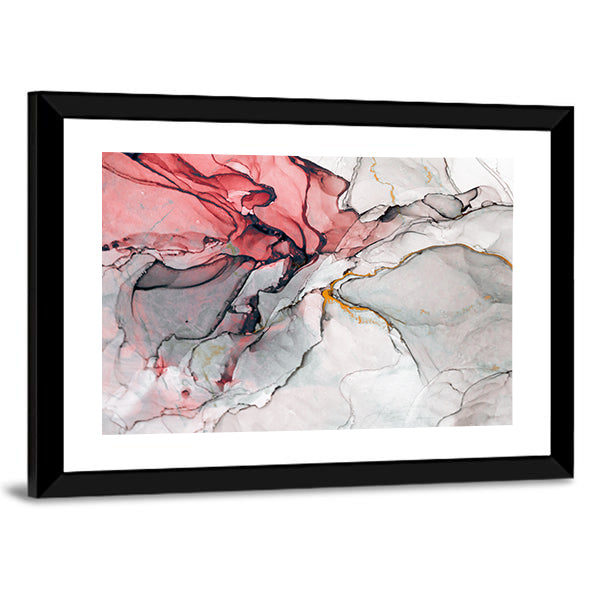 Alcohol Ink Abstract Canvas Wall Art