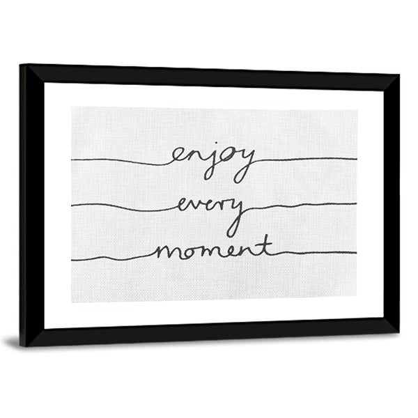 Quote For Positive Thinking Canvas Wall Art
