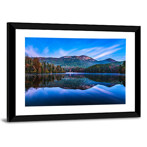 Pinnacle Lake At Sunrise In South Carolina Canvas Wall Art