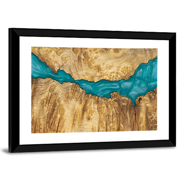 River Flow Artwork Canvas Wall Art