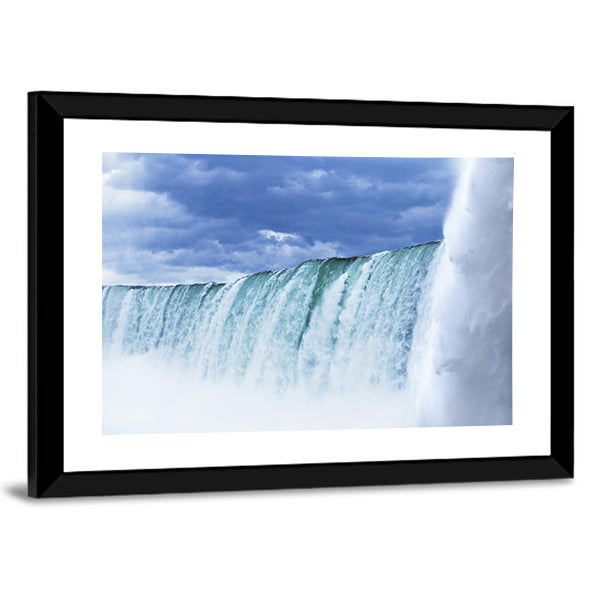 Niagara Falls Horseshoe In Canada Canvas Wall Art