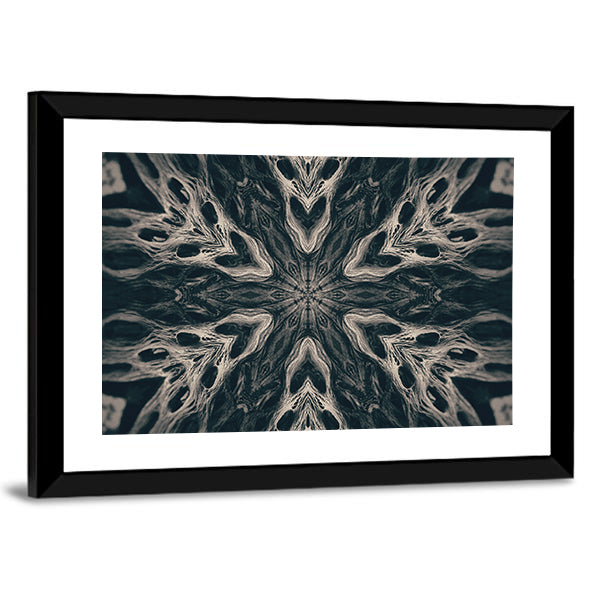 Gothic Demon Mandala Canvas Wall Art