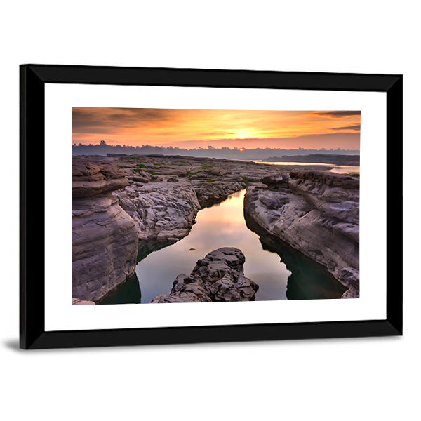 Sunrise At Thailand Grand Canyon Canvas Wall Art