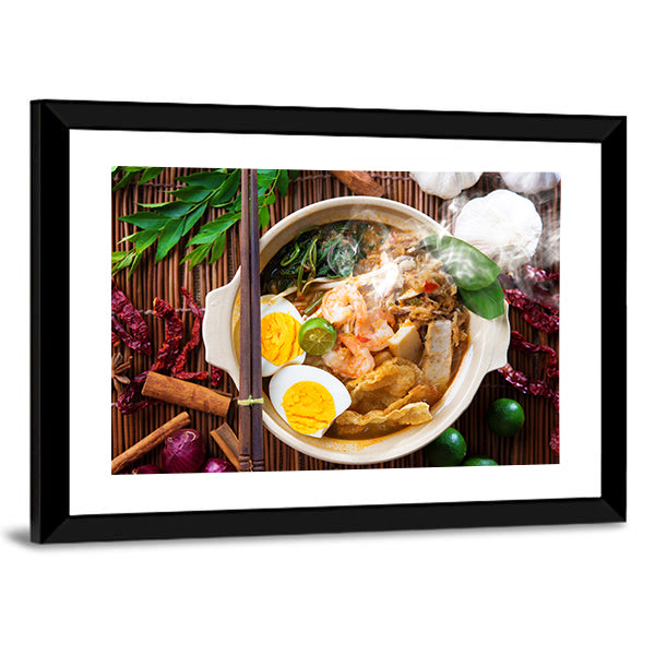 Popular Malaysian Food Canvas Wall Art