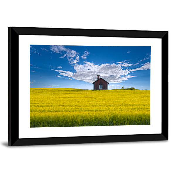 Traditional Swedish Summer House Canvas Wall Art