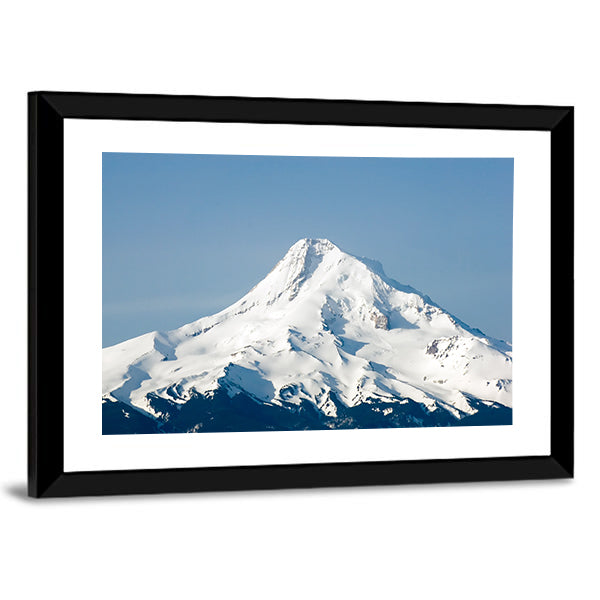 Mount Hood Snow-capped Peak Canvas Wall Art