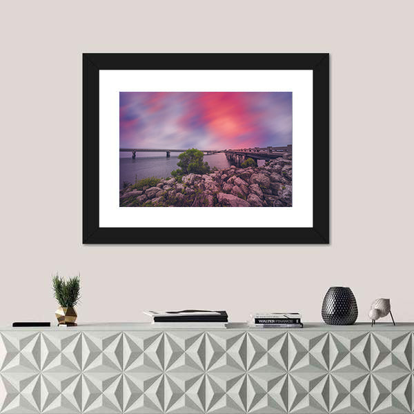 Bridges Between Amelia and Big Talbot Islands Canvas Wall Art