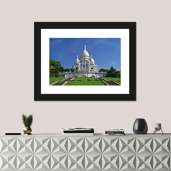 Sacré-cœur Basilica in Montmartre, Paris Canvas Wall Art