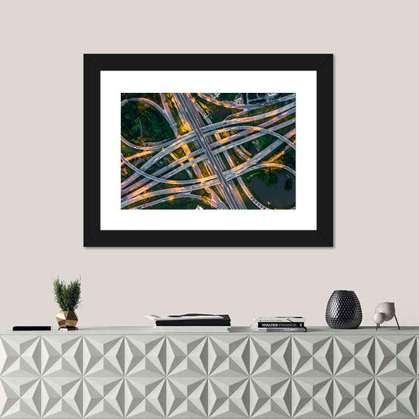 Bangkok Expressway Canvas Wall Art