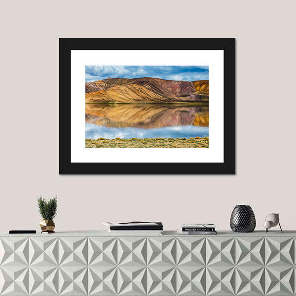 Bulunkul Lake In Pamir In Tajikistan Canvas Wall Art