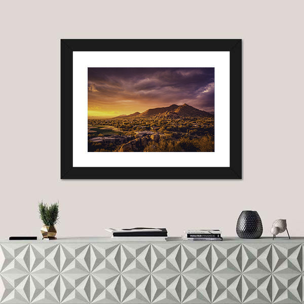 Scottsdale Arizona Desert Canvas Wall Art