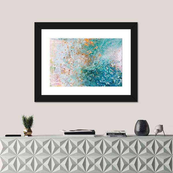Hand Painted Sea Beach Canvas Wall Art