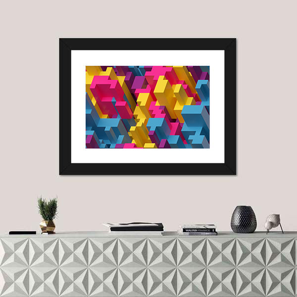 3D Digital Illustration Canvas Wall Art