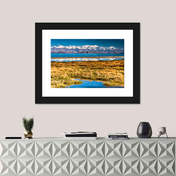 Karakul Lake In Pamir In Tajikistan Canvas Wall Art