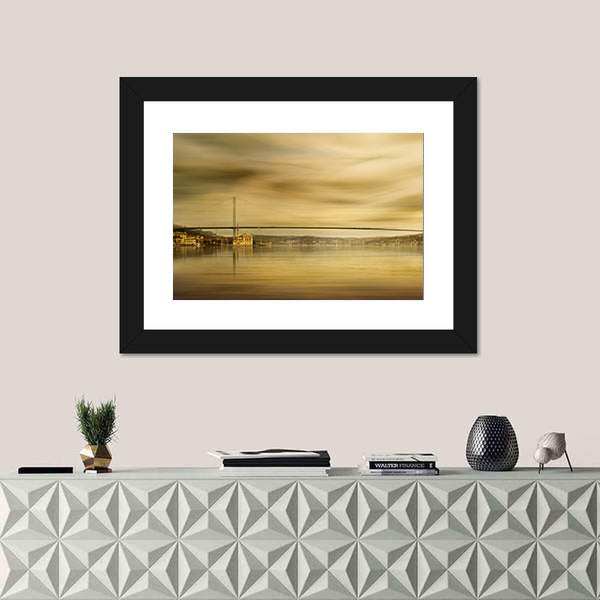 Bosphorus Bridge In Istanbul Canvas Wall Art