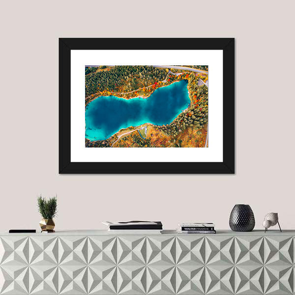 Urisee Lake In Austria Canvas Wall Art