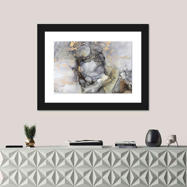 Alcohol Fluid Artwork Canvas Wall Art
