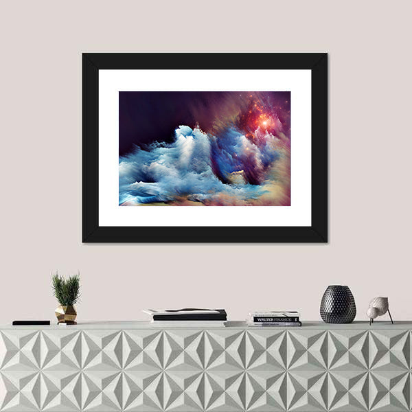 Energy of Dreams Nebula Canvas Wall Art
