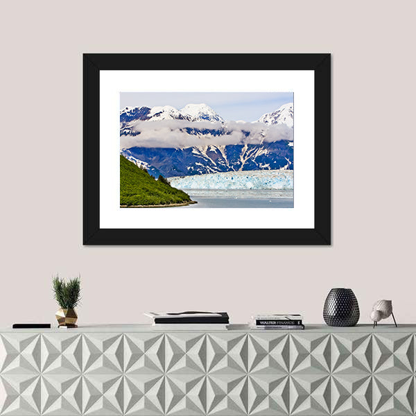 Haenke Island In Hubbard Glacier Alaska Canvas Wall Art