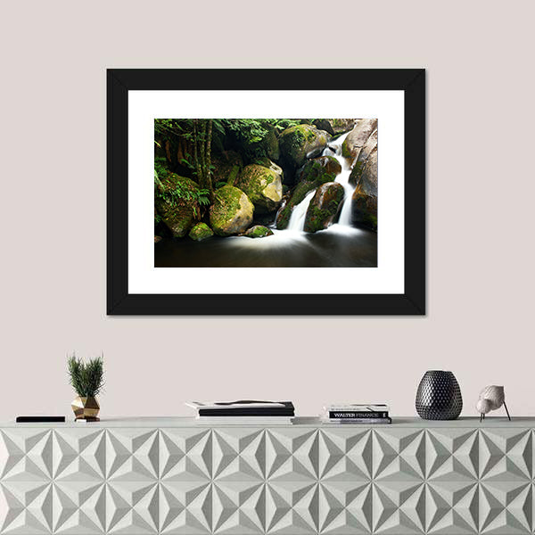 Yarra Ranges Waterfall In Victoria Australia Canvas Wall Art