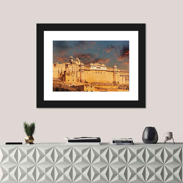 Amber Fort in Jaipur, India Canvas Wall Art