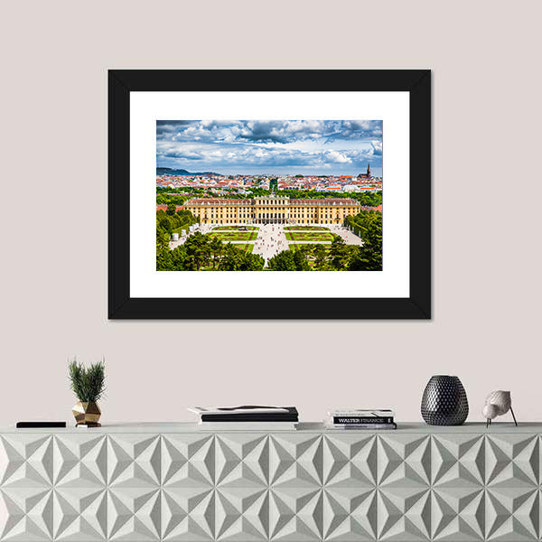 Schonbrunn Palace Parterre Garden, Vienna Canvas Wall Art