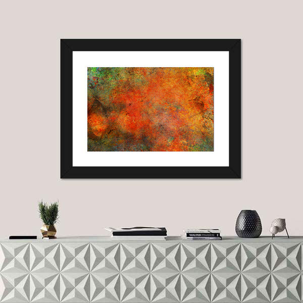 Textured Autumn Color Fields Canvas Wall Art