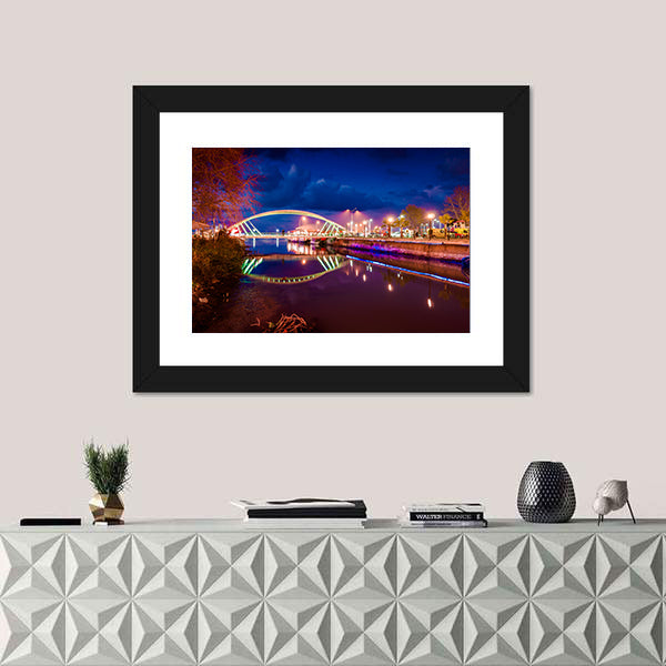 Lovers Bridge Of The Yalova City Turkey Canvas Wall Art