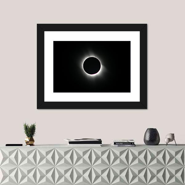 Total Solar Eclipse In Cappadocia Turkey Canvas Wall Art