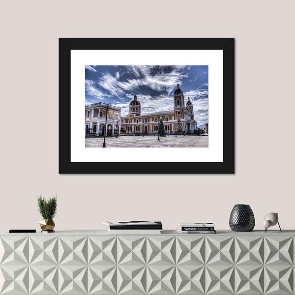 Cathedral of Granada In Nicaragua Canvas Wall Art