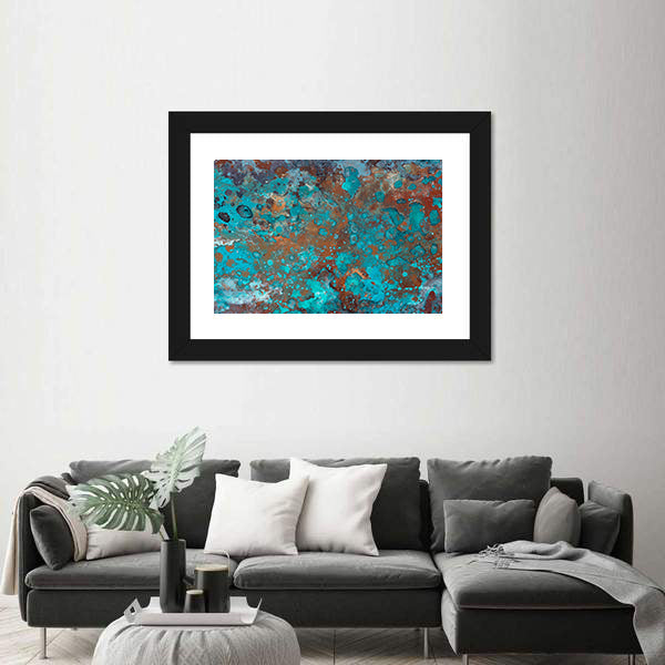 Liquid Brushstrokes Textures Canvas Wall Art