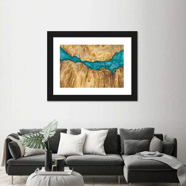 River Flow Artwork Canvas Wall Art