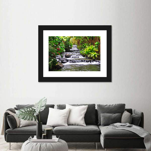 Tabacon Hot Springs In Costa Rica Canvas Wall Art