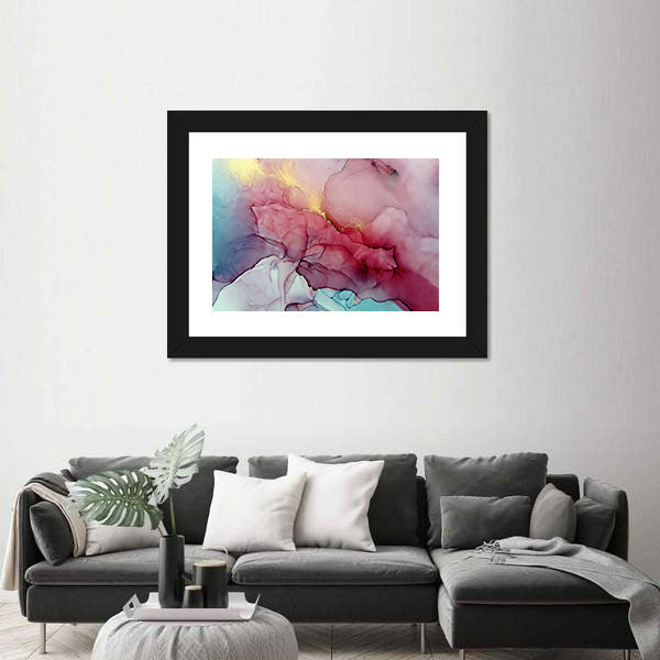 Splash Of Fluid Artwork Canvas Wall Art