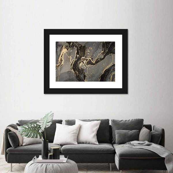 Luxury Fluid Abstract Canvas Wall Art