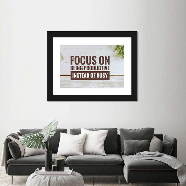 Quote For Creativity Canvas Wall Art