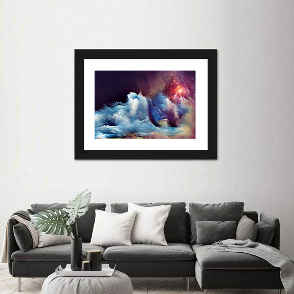 Energy of Dreams Nebula Canvas Wall Art