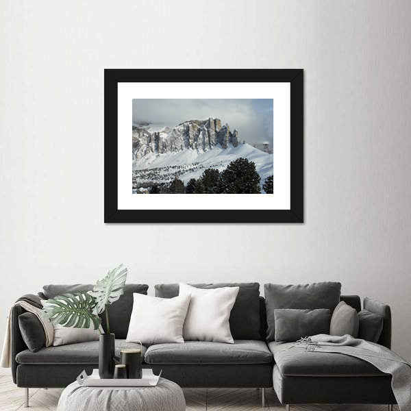 Gruppo Cella Mountains In Italy Canvas Wall Art