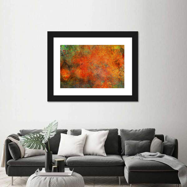 Textured Autumn Color Fields Canvas Wall Art
