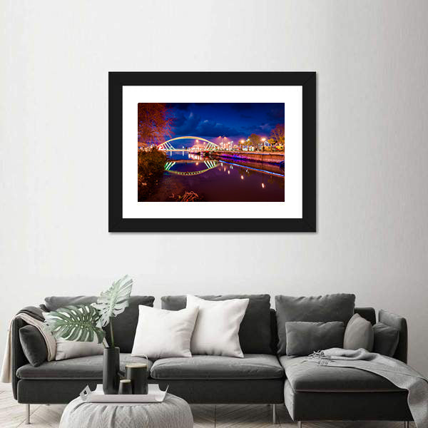 Lovers Bridge Of The Yalova City Turkey Canvas Wall Art